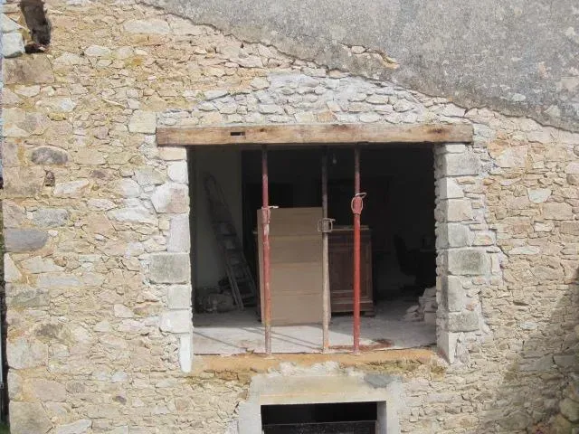 travaux porte